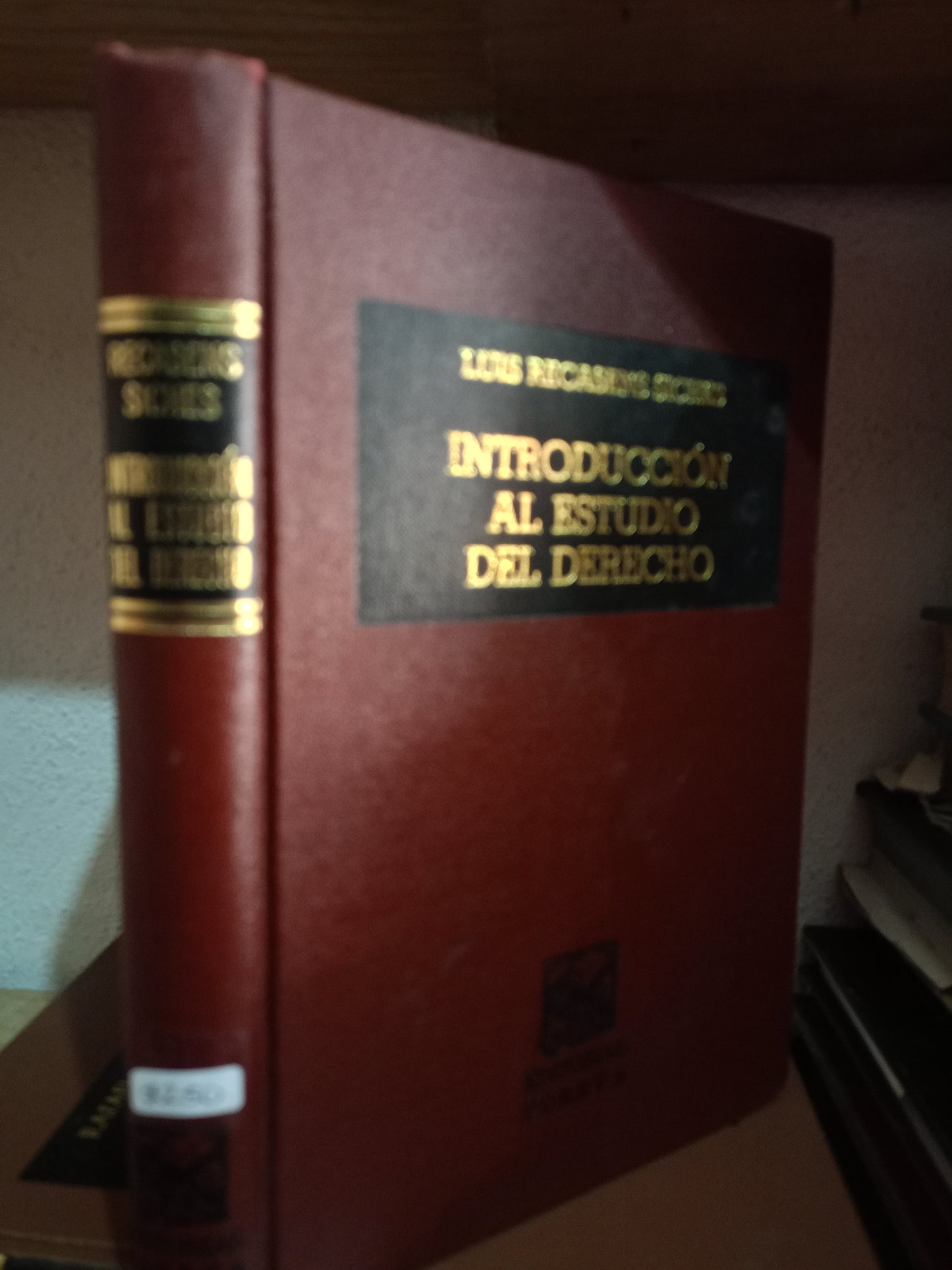 INTRODUCCIÓN AL ESTUDIO DEL DERECHO POR LUIS RECASENS SICHES USADO DERECHO LITERARIO 305