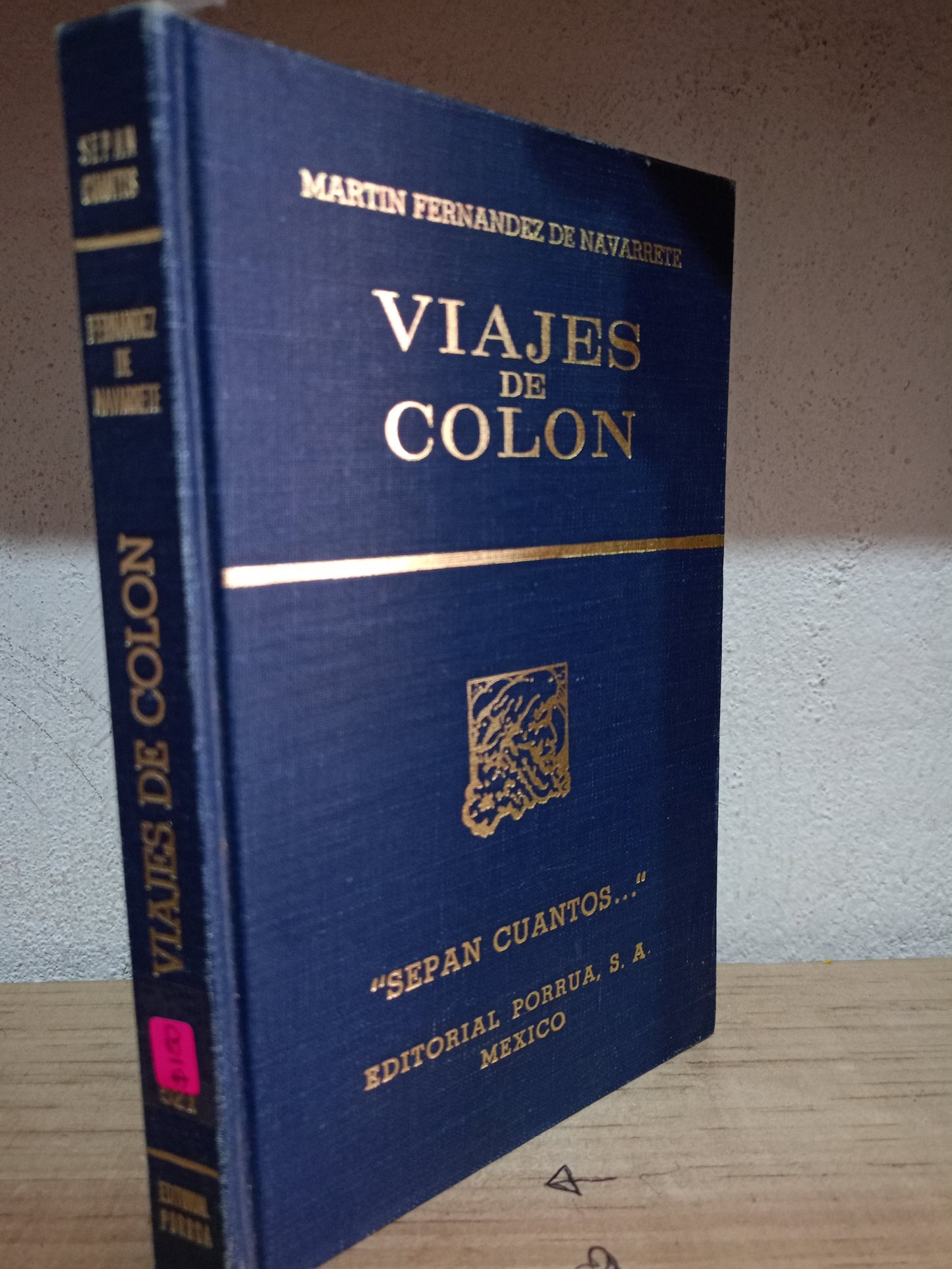 VIAJES DE COLON MARTIN FERNÁNDEZ DE NAVARRETE USADO HISTORIA LITERARIO 305