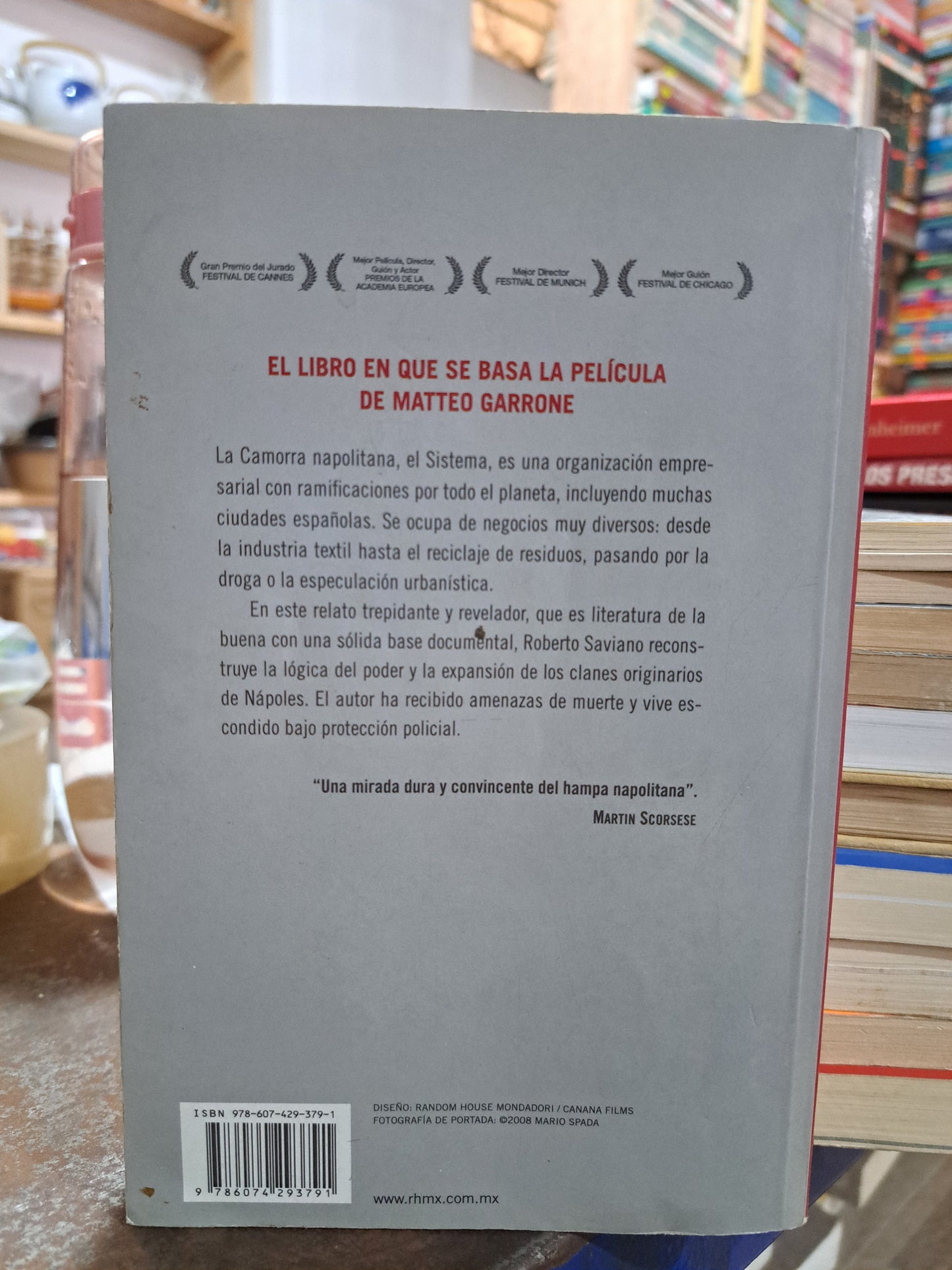 GOMORRA ROBERTO SAVIANO USADO POLÍTICA ALDAMA