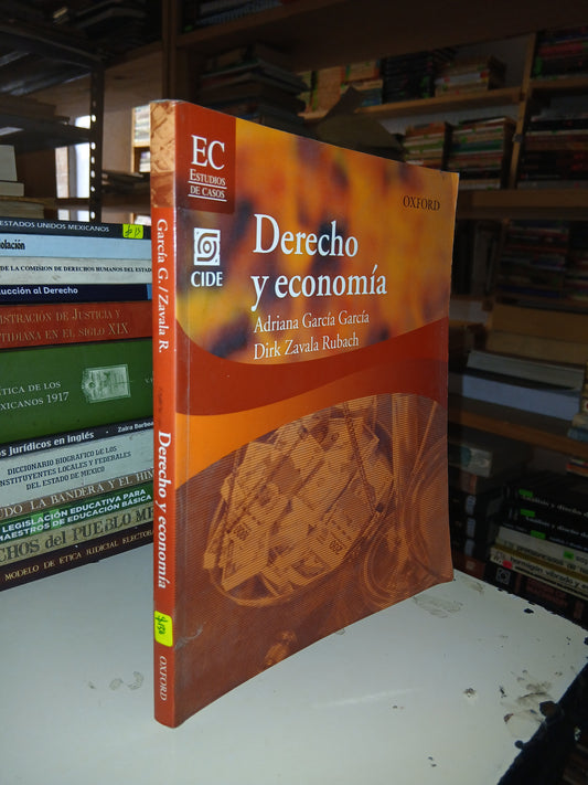 DERECHO Y ECONOMÍA POR ADRIANA GARCÍA GARCÍA Y DIRK ZAVALA RUBACH USADO DERECHO LITERARIO 207