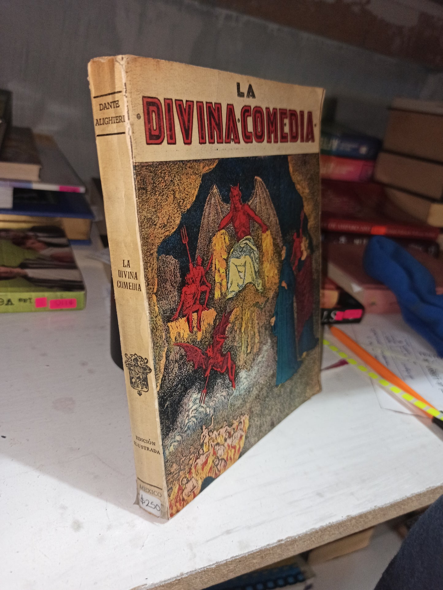 LA DIVINA COMEDIA POR DANTE ALIGHIERI USADO NOVELAS JUÁREZ