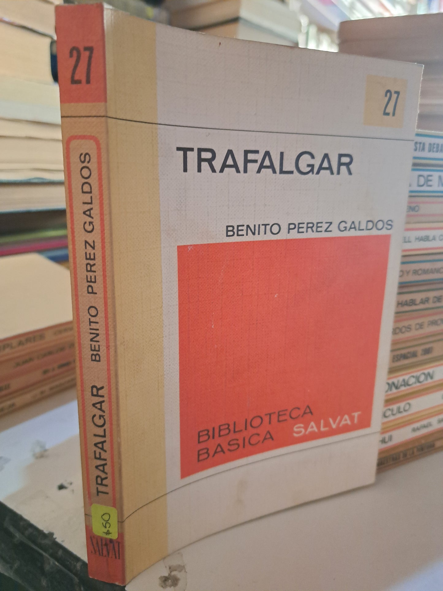 TRAFALGAR BENITO PEREZ GALDOS USADO NOVELA LITERARIO 207