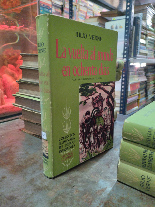 LA VUELTA AL MUNDO EN OCHENTA DIAS POR JULIO VERDE USADO NOVELAS ALDAMA