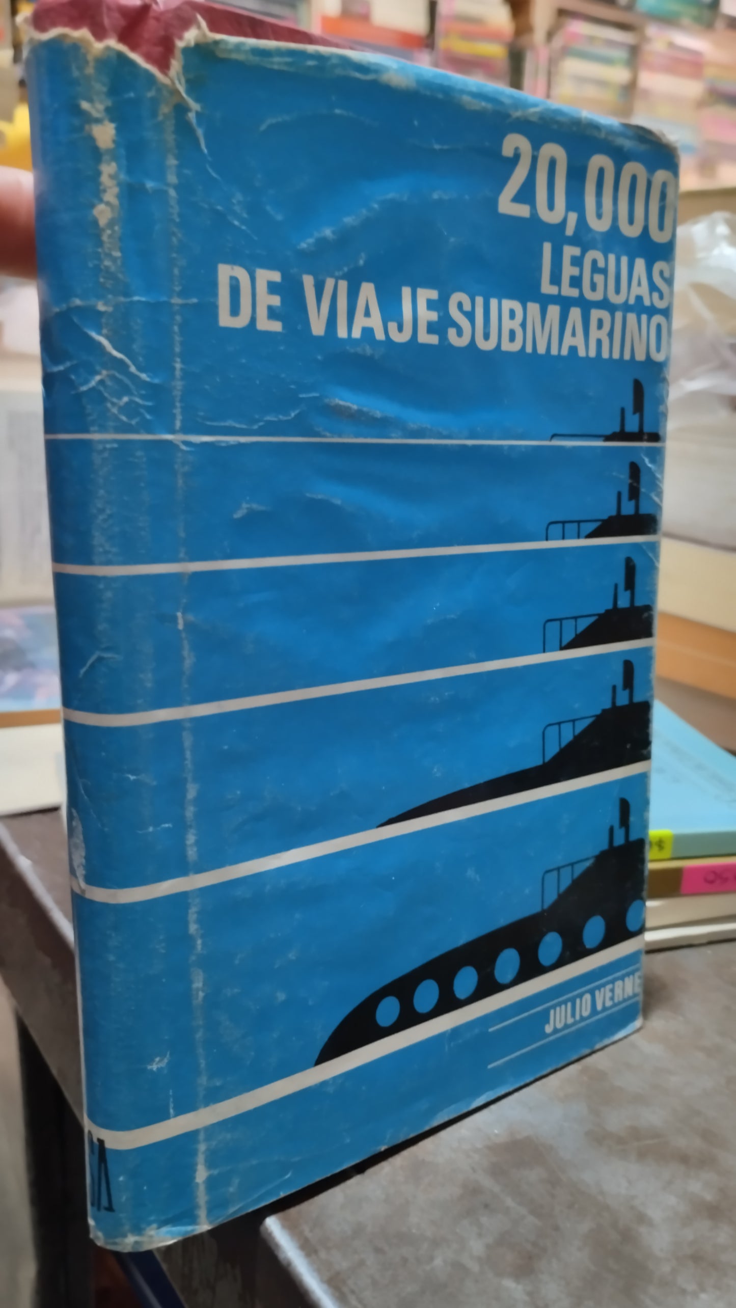 20000 LEGUAS DE VIAJE SUBMARINO POR JULIO VERNE LIBRO USADO HISTORIA ALDAMA