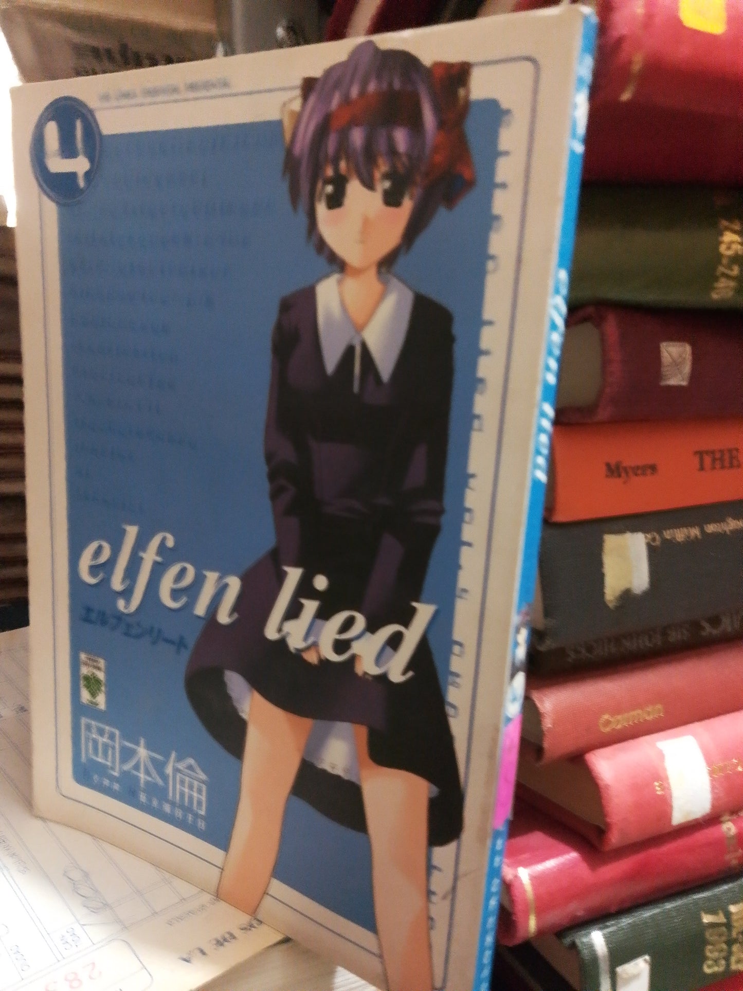 ELFEN LIED 4 POR LYNN OKAMOTO USADO NOVELA JUÁREZ
