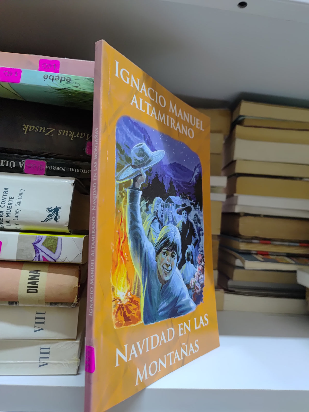 NAVIDAD EN LAS MONTAÑAS POR IGNACIO MANUEL ALTAMIRANO USADO NOVELAS JUAREZ 515