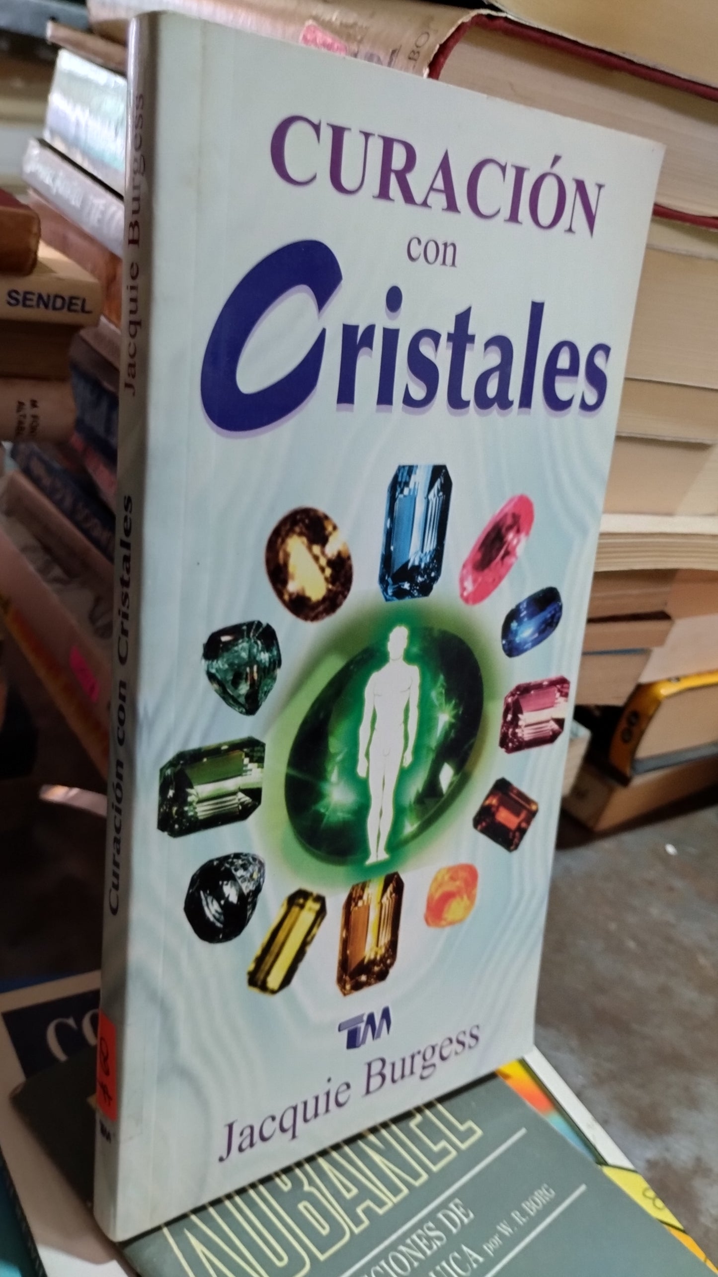 CURACION CON CRISTALES POR JACQUIE BURGESS LIBRO USADO ESOTERISMO ALDAMA