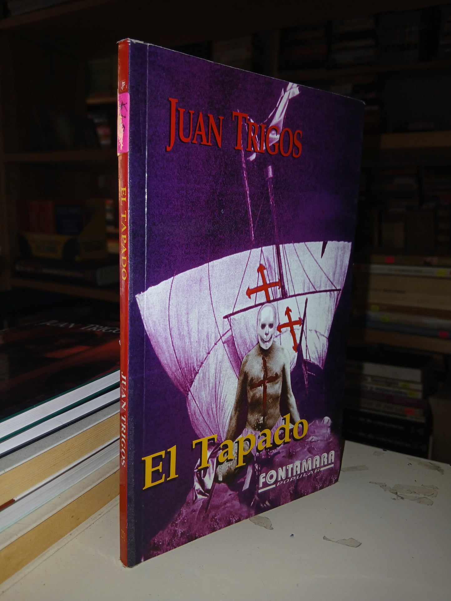 EL TAPADO POR JUAN TRIGOS USADO NOVELA LITERARIO 207