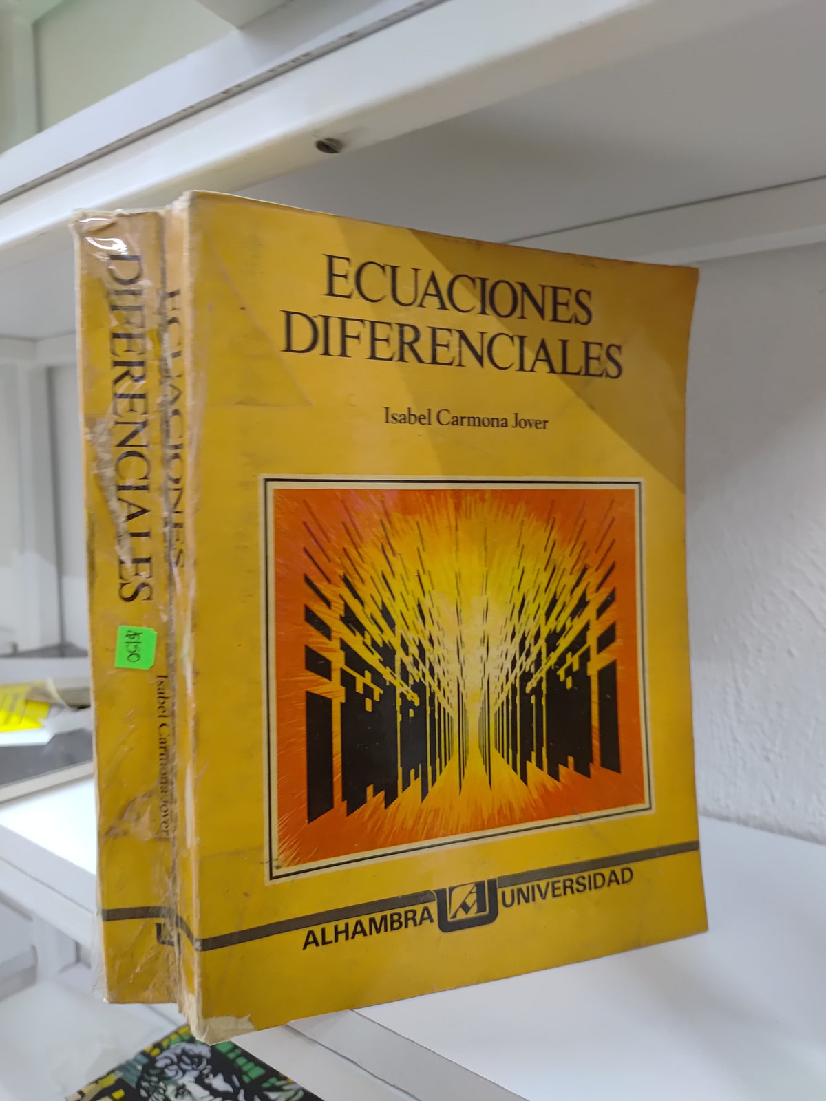 ECUACIONES DIFERENCIALES POR ISABEL CARMONA JOVER USADO MATEMÁTICAS JUAREZ 515