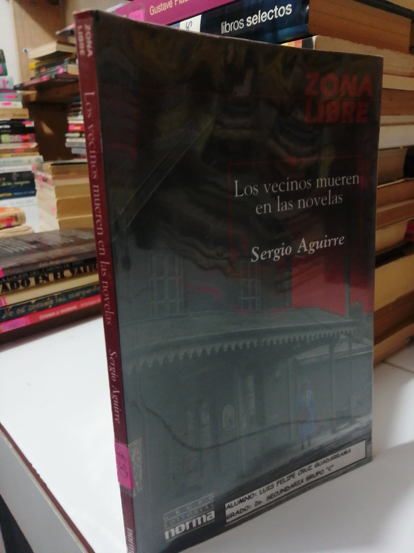 LOS VECINOS MUEREN EN LAS NOVELAS POR SERGIO AGUIRRE USADO NOVELA JUÁREZ