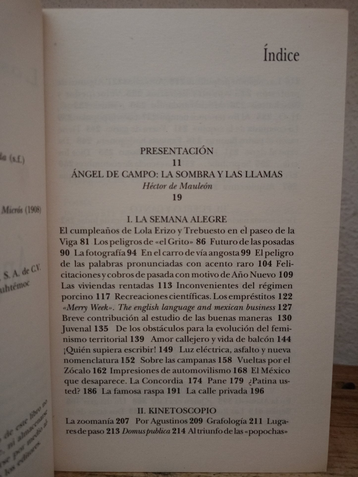 LOS IMPRESCINDIBLES DE ÁNGEL DE CAMPO USADO NOVELA LITERARIO 305