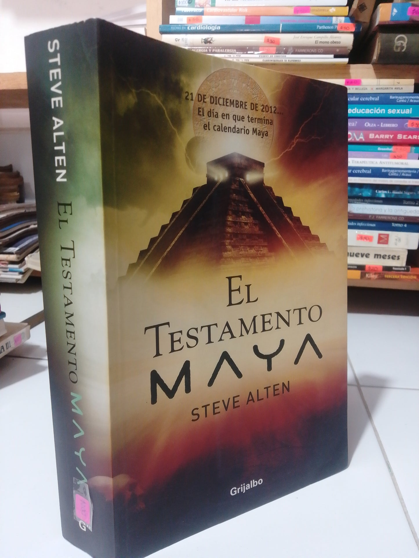EL TESTAMENTO MAYA POR STEVE ALTEN USADO NOVELA JUAREZ