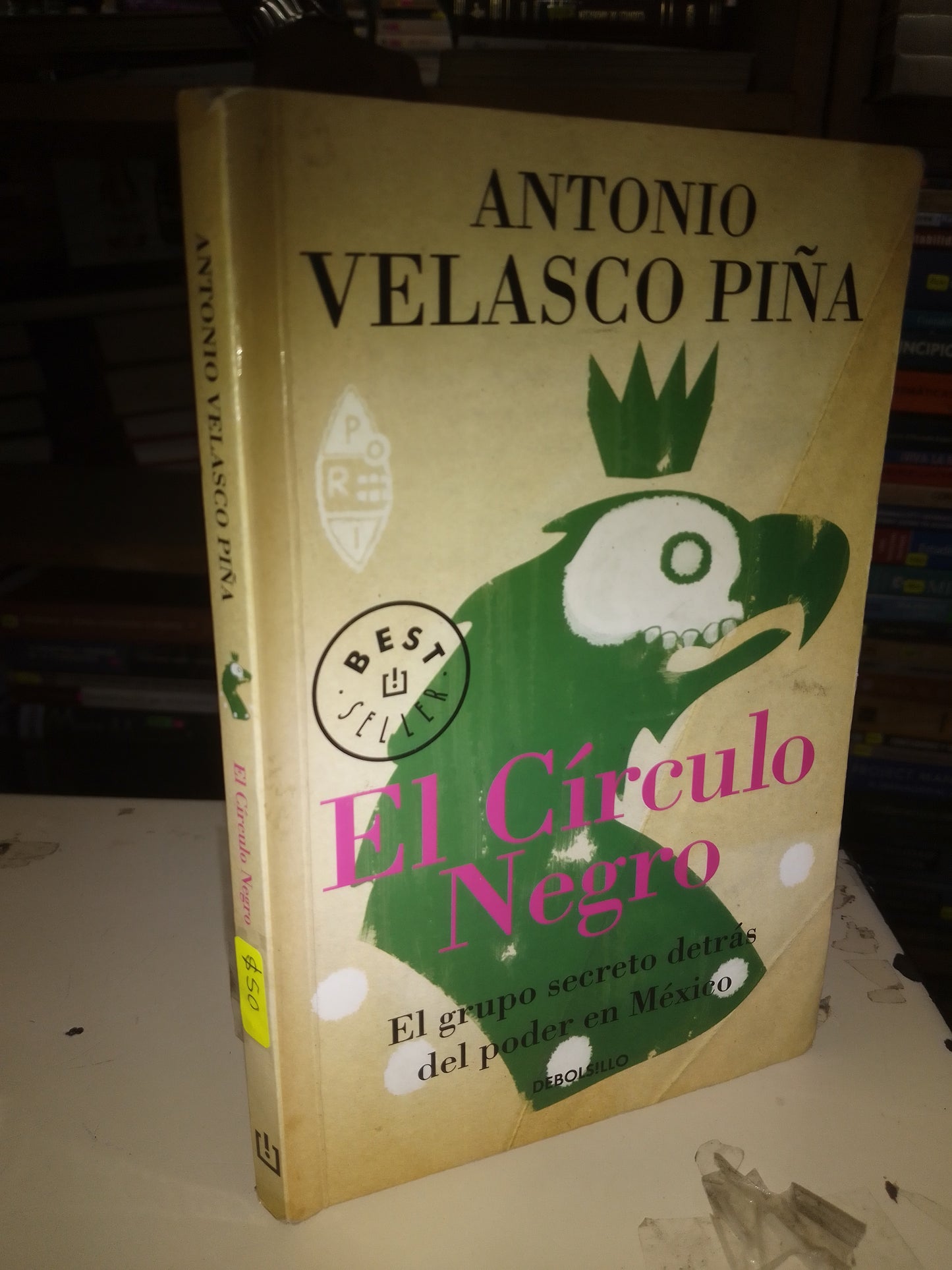 EL CÍRCULO NEGRO POR ANTONIO VELASCO PIÑA USADO NOVELA LITERARIO 207
