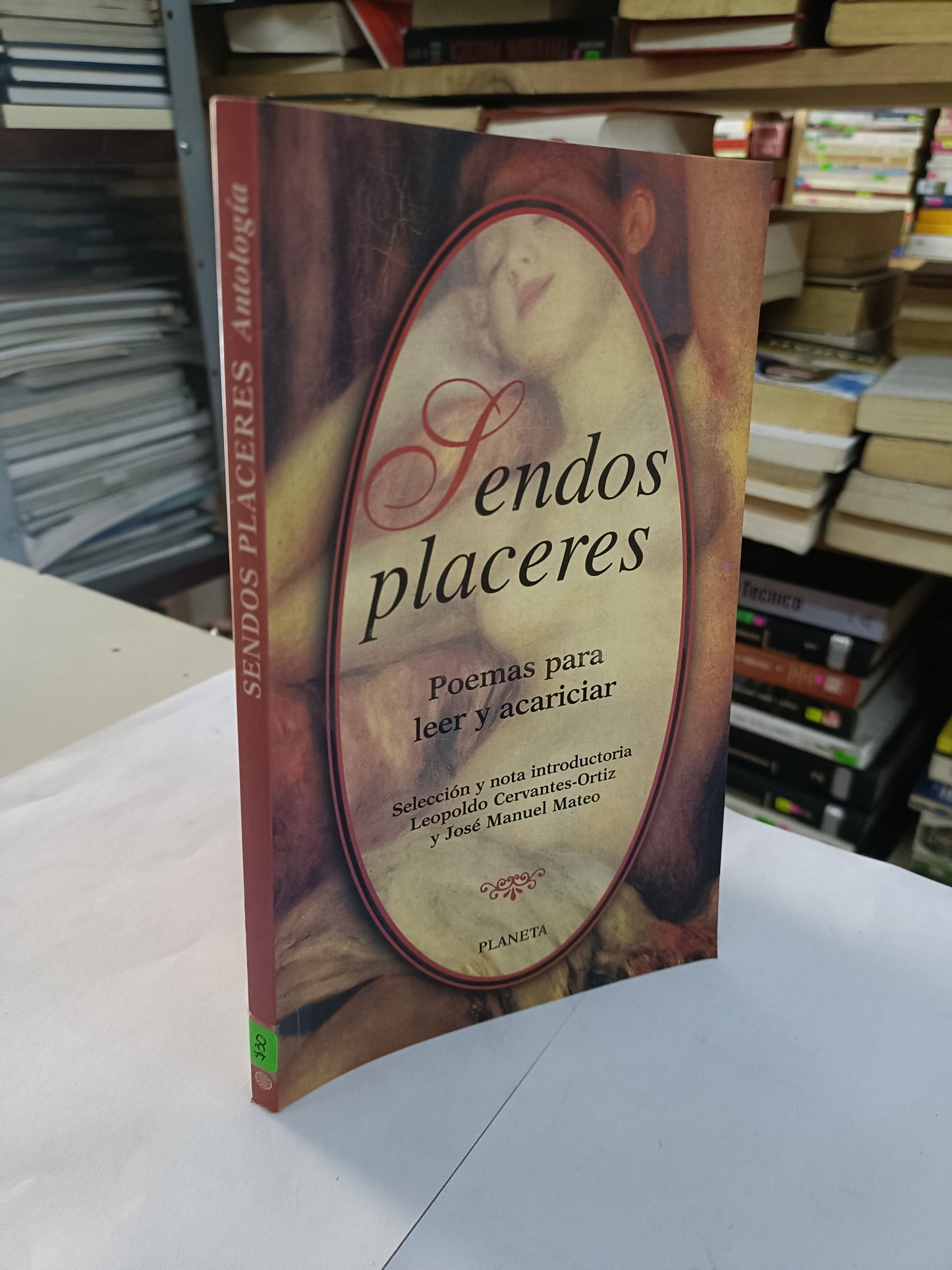 SENDOS PLACERES ANTOLOGIA POR LEOPOLDO CERVANTES USADO POESIA LITERARIO 207