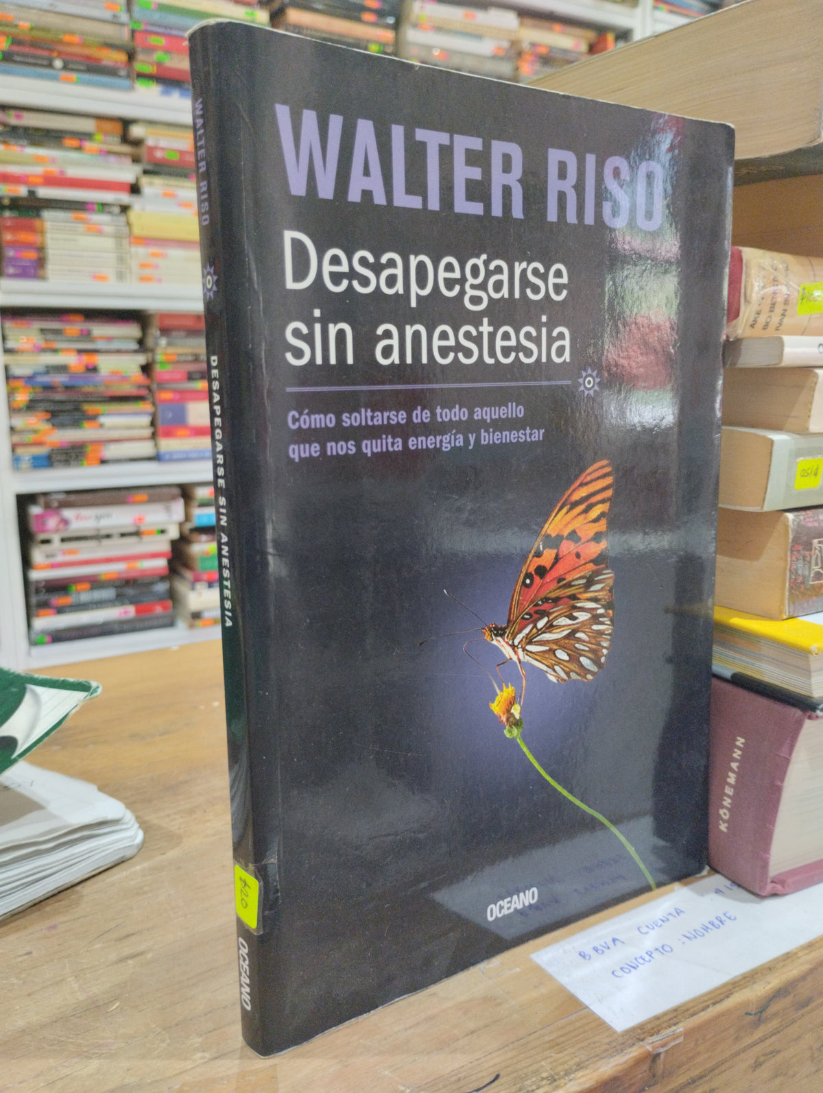 DESAPEGARSE SIN ANESTESIA POR WALTER RISO USADO SUPERACION PERSONAL JUAREZ 515