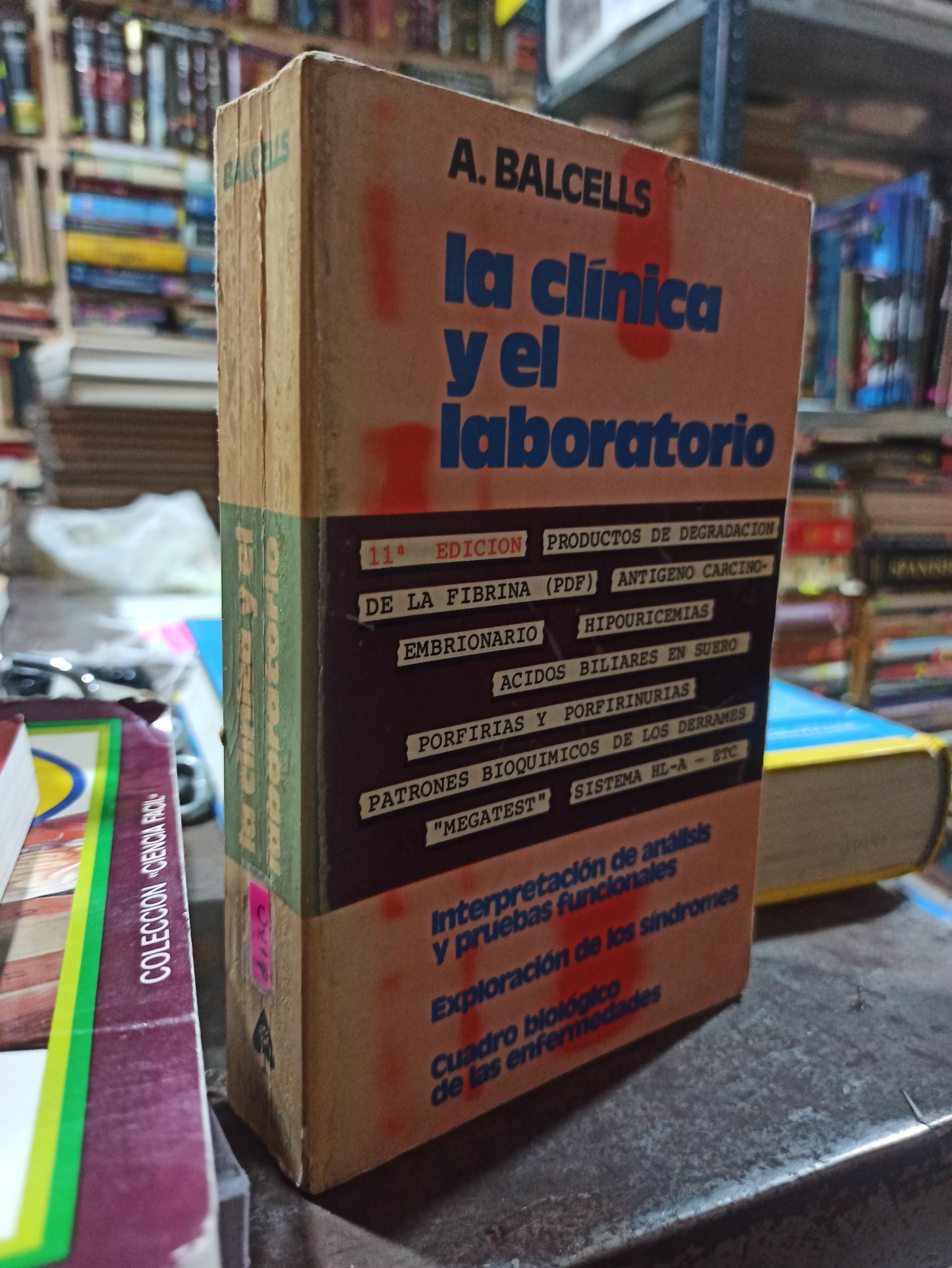 LA CLINICA Y EL LABORATORIO POR A. BALCELLS USADO SALUD ALDAMA
