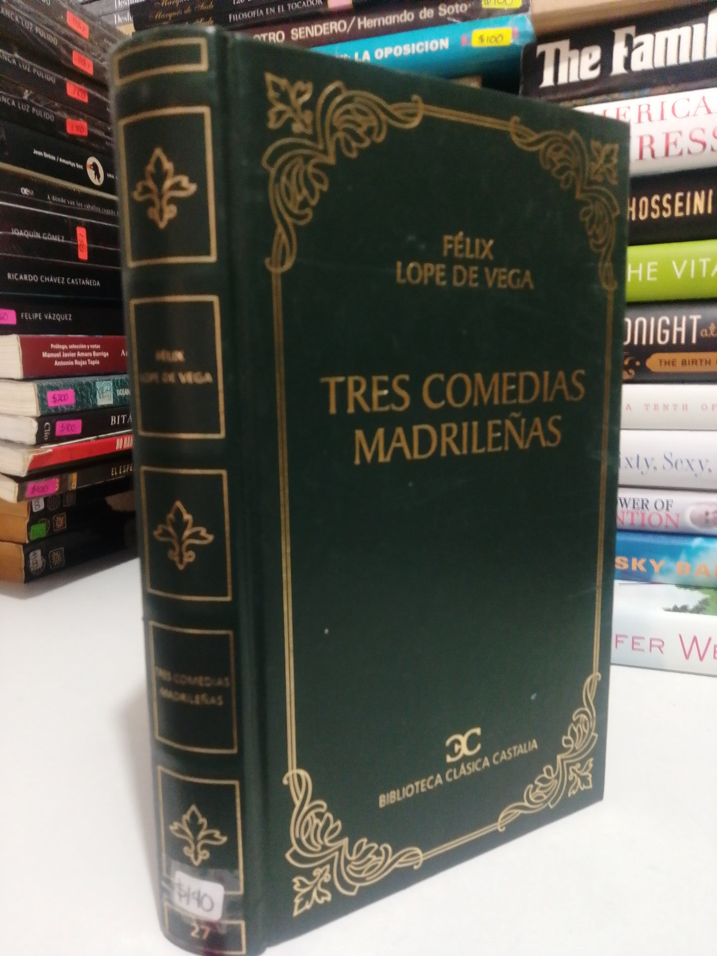 TRES COMEDIAS MADRILEÑAS POR FÉLIX LÓPEZ DE VEGA USADO NOVELA JUÁREZ
