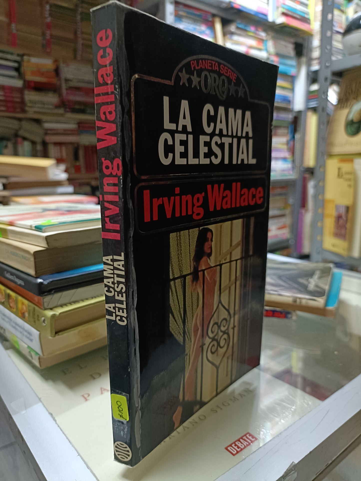 LA CAMA CELESTIAL POR IRVING WALLACE USADO NOVELA JUAREZ