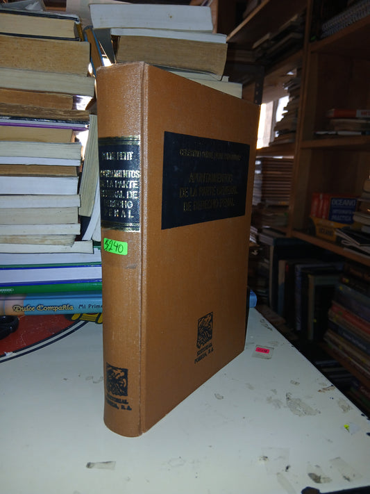 APUNTAMIENTOS DE LA PARTE GENERAL DE DERECHO PENAL POR CELESTINO PORTE PETIT CANDAUDAP USADO DERECHO LITERARIO 207