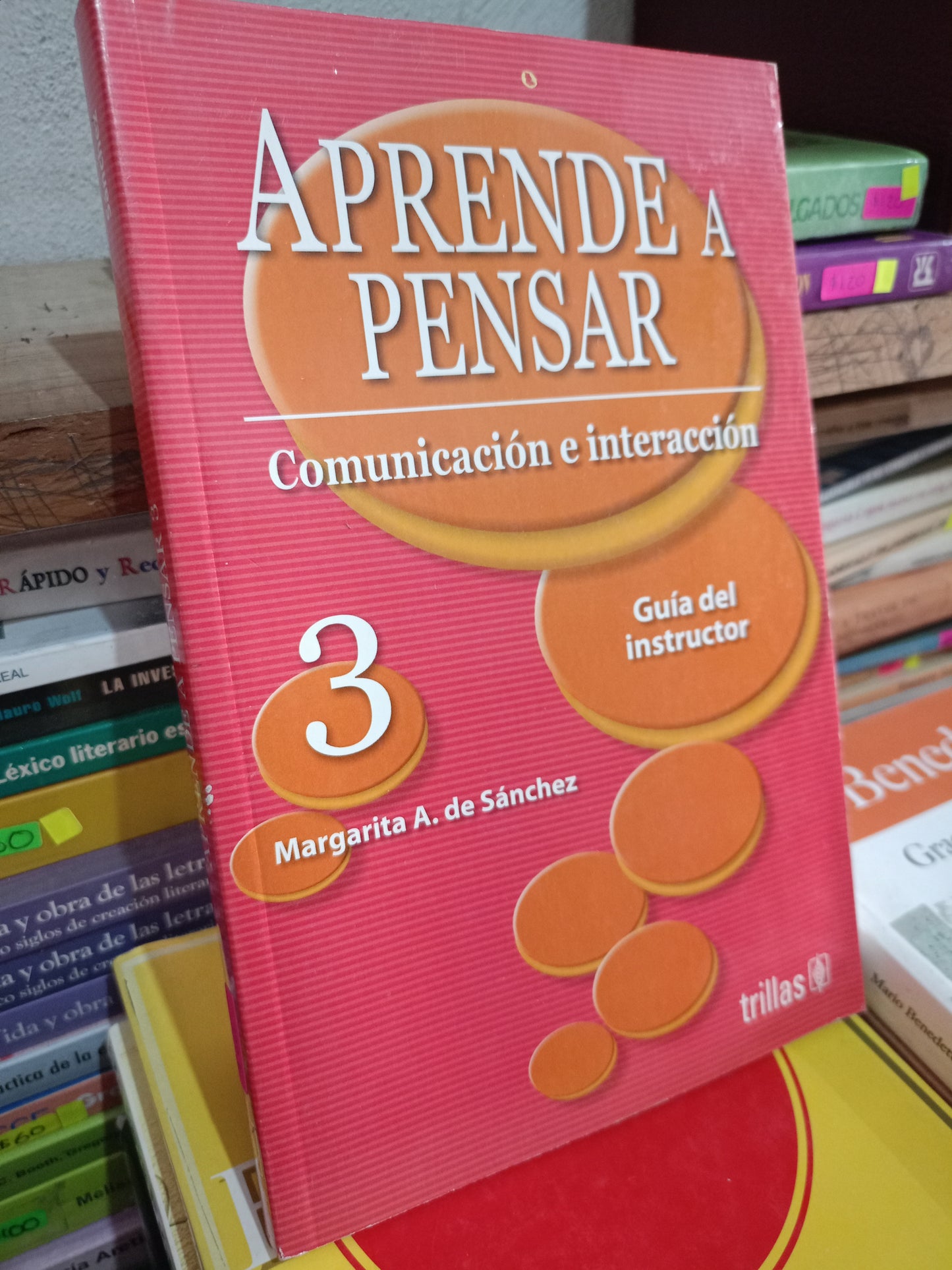 APRENDE A PENSAR POR MARGARITA A. DE SANCHEZ USADO EDUCACIÓN LITERARIO 305