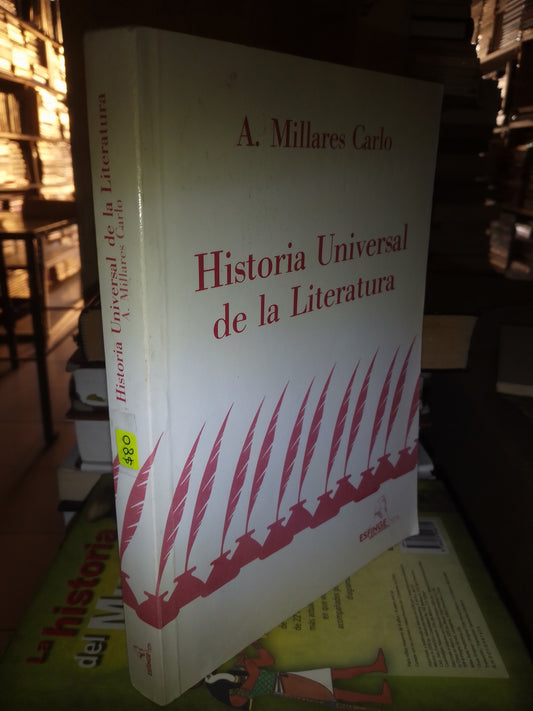 HISTORIA UNIVERSAL DE LA LITERATURA POR A MILLARES CARLO USADO HISTORIA LITERARIO 207