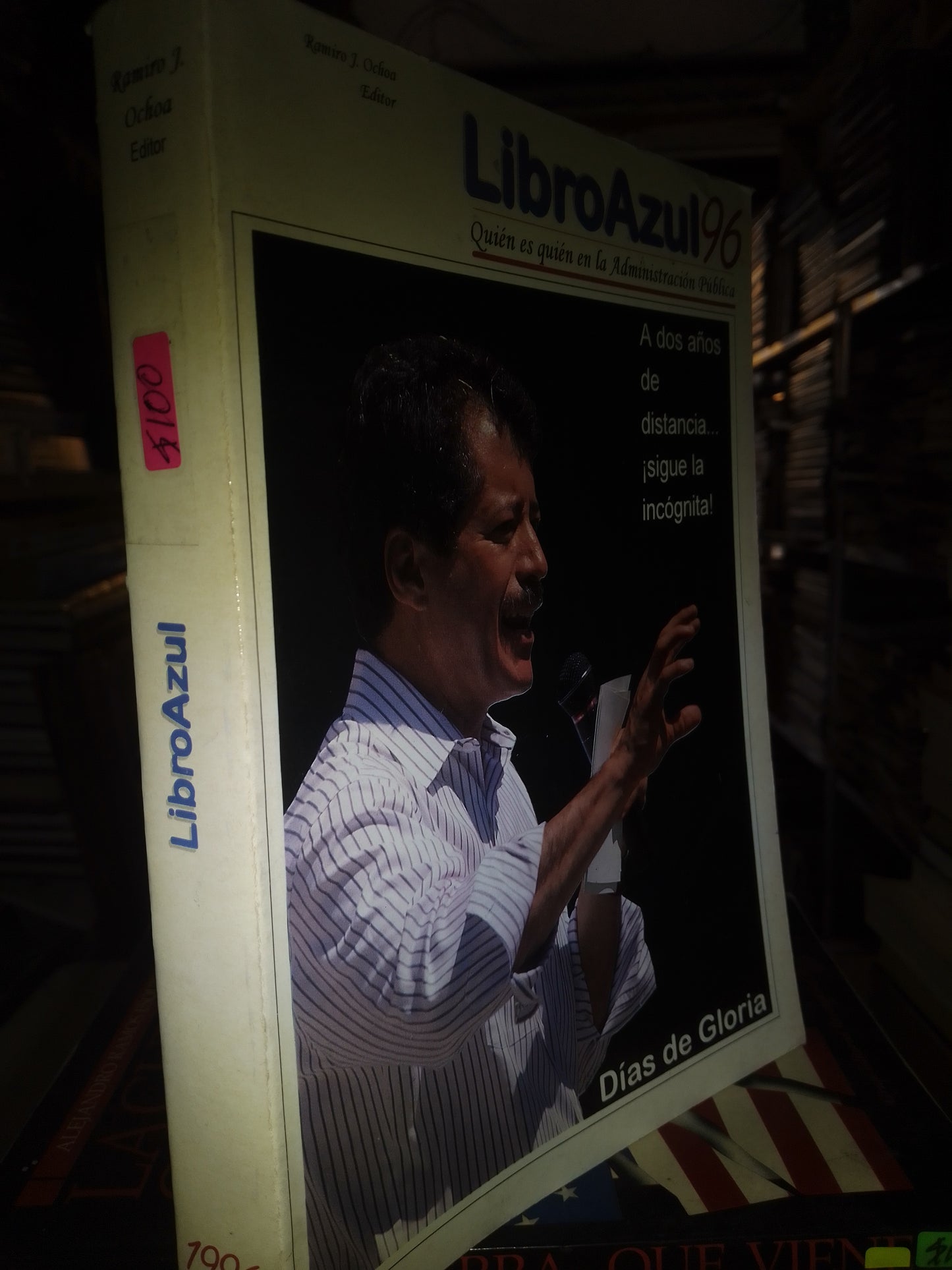 LIBRO AZUL USADO POLÍTICA LITERARIO 207