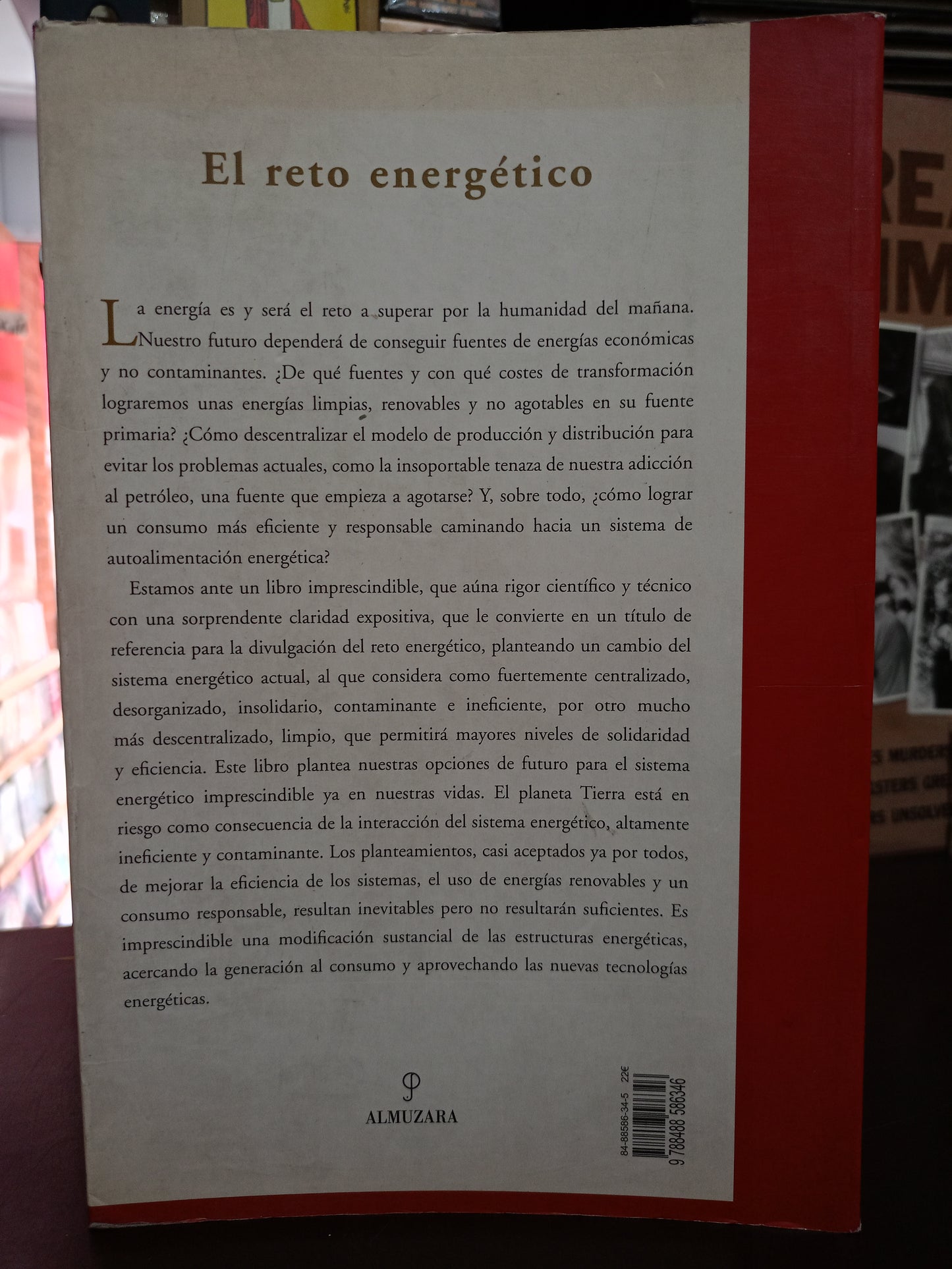 EL RETO ENERGÉTICO OPCIONES DE FUTURO PARA LA ENERGÍA POR VALERIANO RUIZ USADO SUPERACIÓN PERSONAL LITERARIO 305