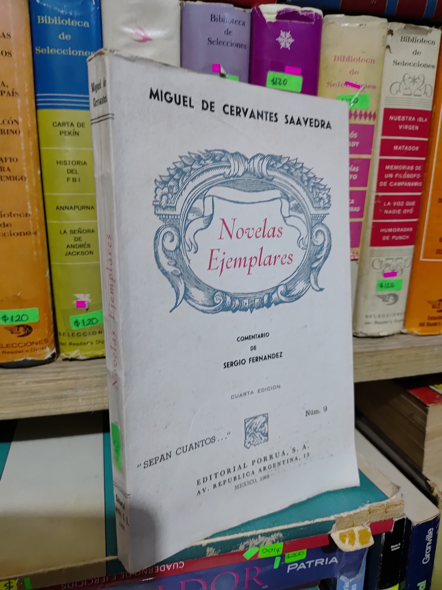 NOVELAS EJEMPLARES POR MIGUEL DE CERVANTES SAAVEDRA USADO NOVELAS JUAREZ 507