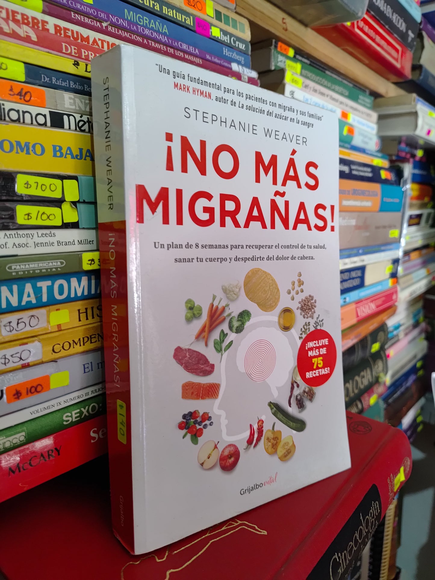 NO MAS MIGRAÑAS POR STEPHANIE WEAVER USADO SALUD LITERARIO 305