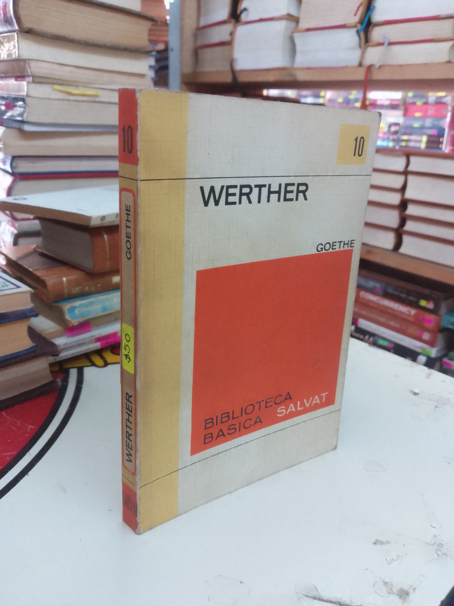 WERTHER POR GOETHE USADO NOVELA LITERARIO 207