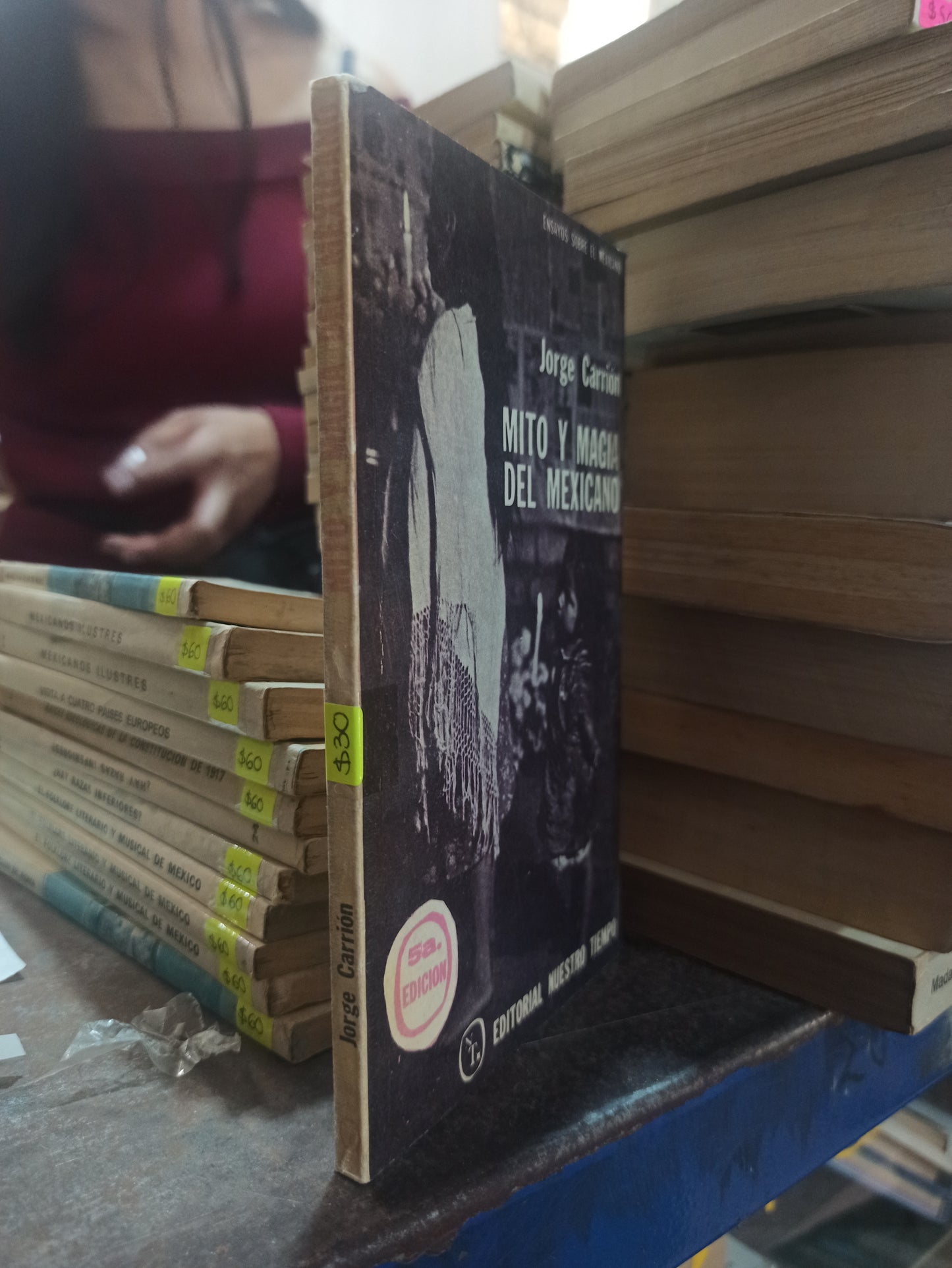 MITO Y MAGIA DEL MEXICANO POR JORGE CARRION USADO HISTORIA ALDAMA