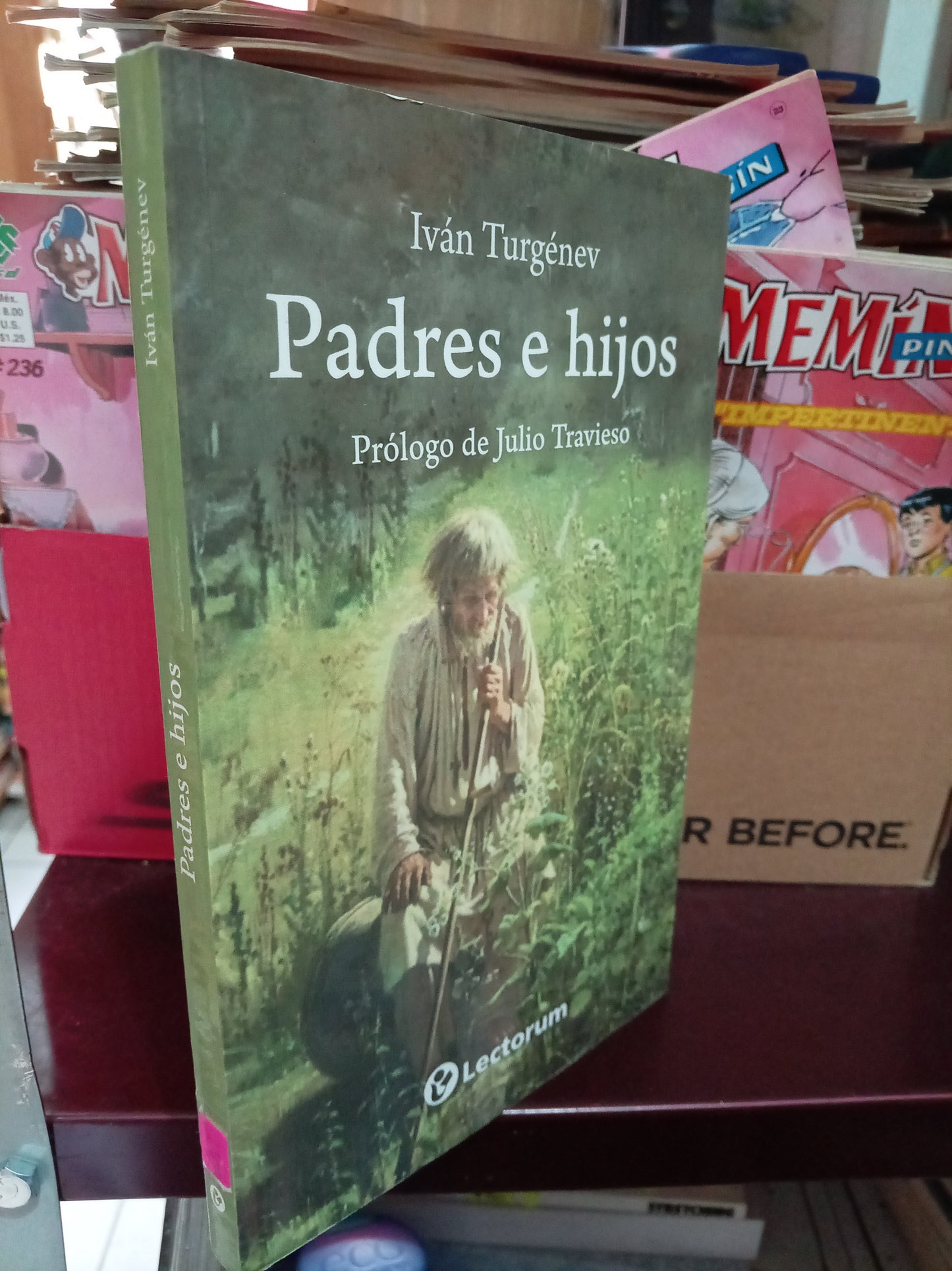 PADRES E HIJOS POR IVAN TURGENEV USADO NOVELA LITERARIO 305