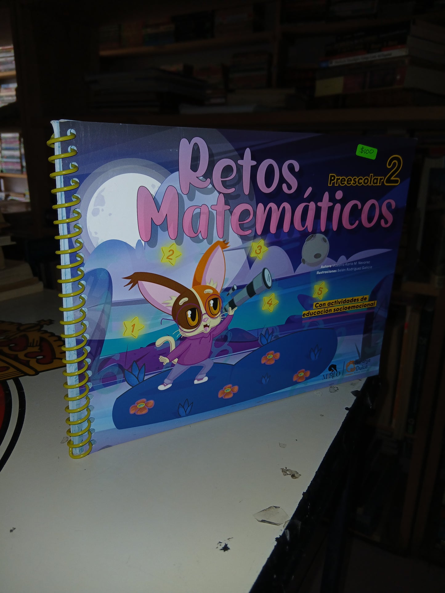 RETOS MATEMÁTICOS POR KARLA M. NEVAREZ USADO INFANTIL LITERARIO 207