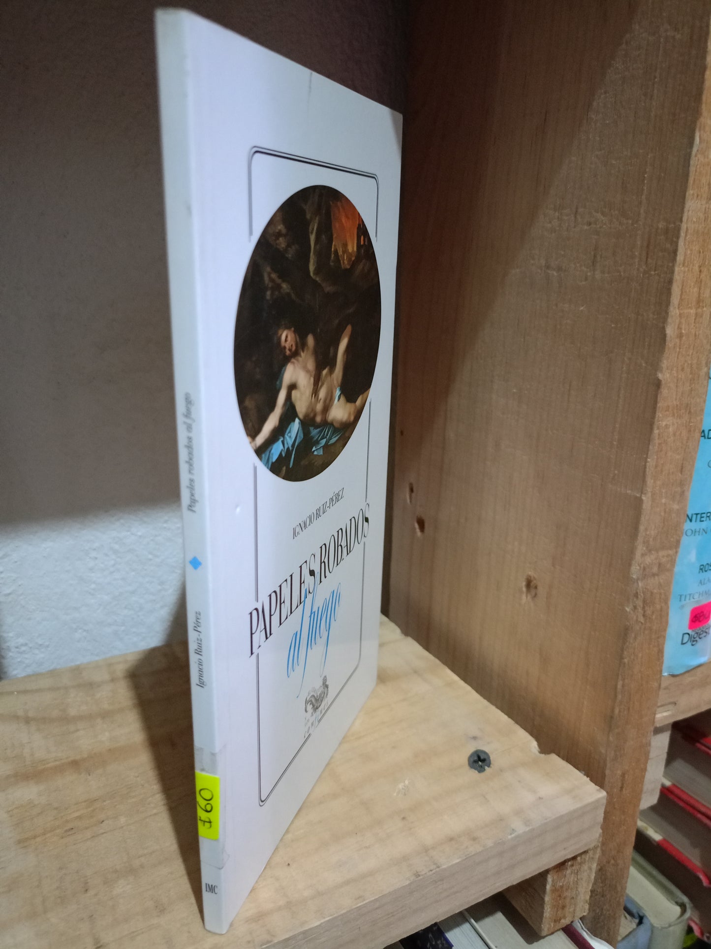 PAPELES ROBADOS AL FUEGO POR IGNACIO RUIZ USADO POESIA LITERARIO #305