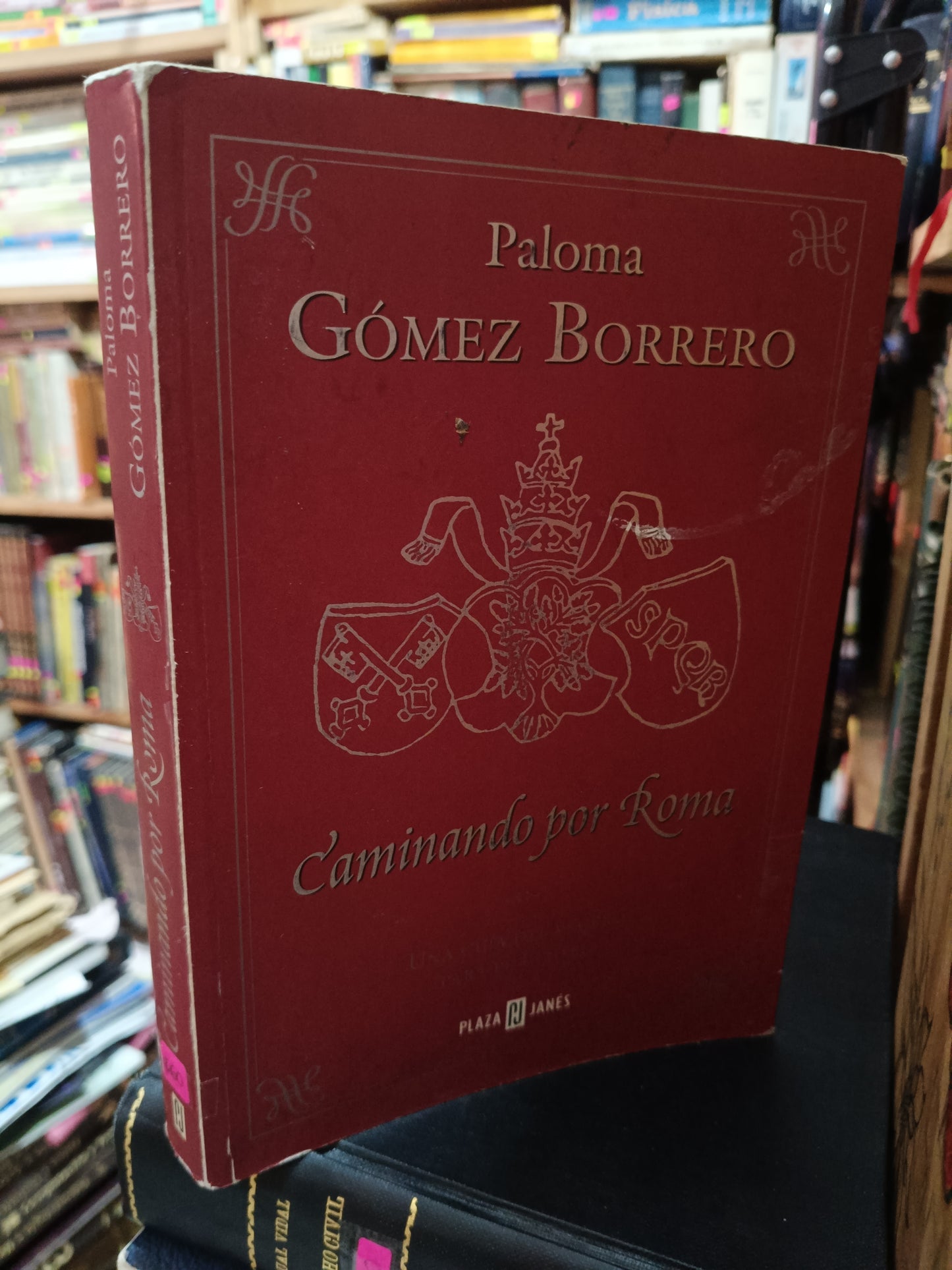 CAMINANDO POR ROMA PALOMA GOMEZ BORRERO USADO NOVELA LITERARIO 305