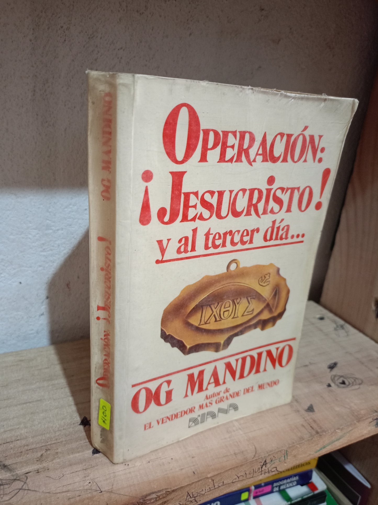 OPERACIÓN JESUCRISTO POR OG MANDINO USADO SUPERACIÓN PERSONAL LITERARIO 305