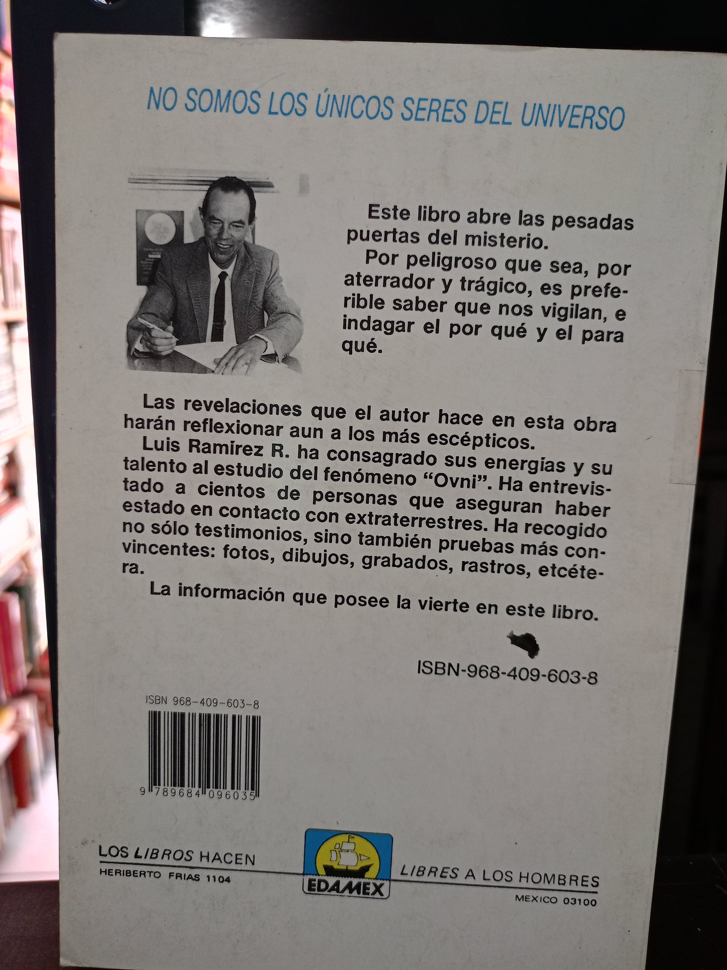 ALERTA OVNI LUIS RAMIREZ REYES USADO CIENCIA LITERARIO 305