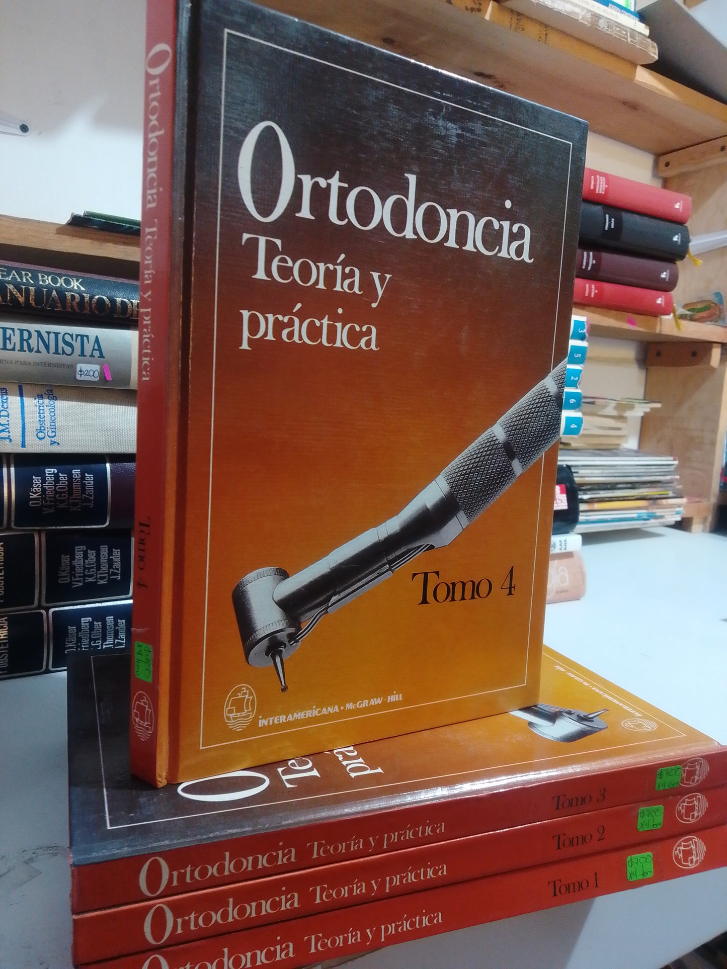 ORTODONCIA TEORIA Y PRACTICA 4 TOMOS USADO SALUD JUAREZ