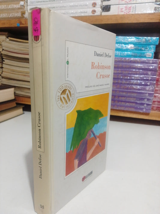ROBINSON CRUSOE POR DANIEL DEFOE USADO NOVELA JUAREZ