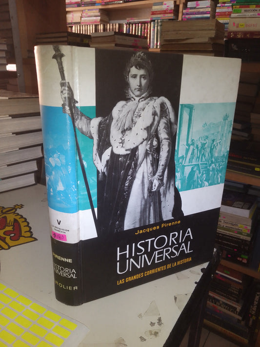 HISTORIA UNIVERSAL (TOMO V): LA REVOLUCIÓN FRANCESA POR JACQUES PIRENNE USADO ENCICLOPEDIAS LITERARIO 207
