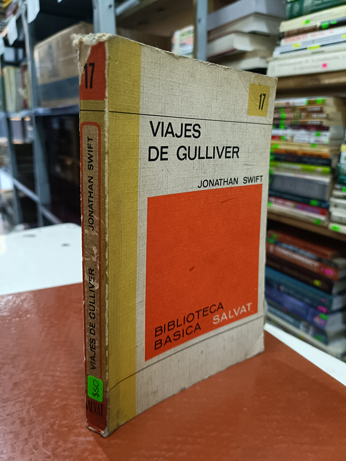 VIAJES DE GULLIVER POR JONATHAN SWIFT USADO NOVELA LITERARIO 207