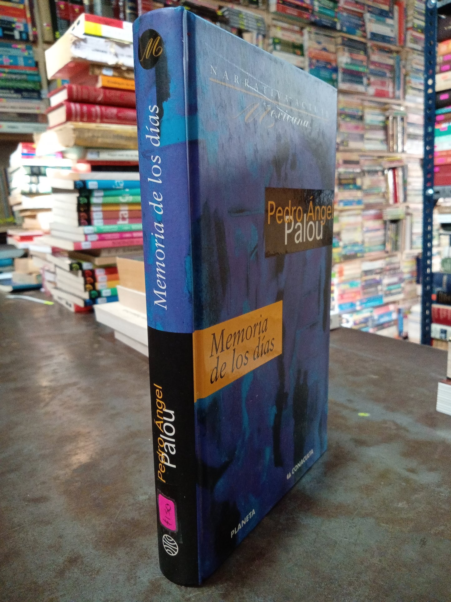 MEMORIA DE LOS DIAS POR PEDRO ANGEL PALOU USADO NOVELA ALDAMA