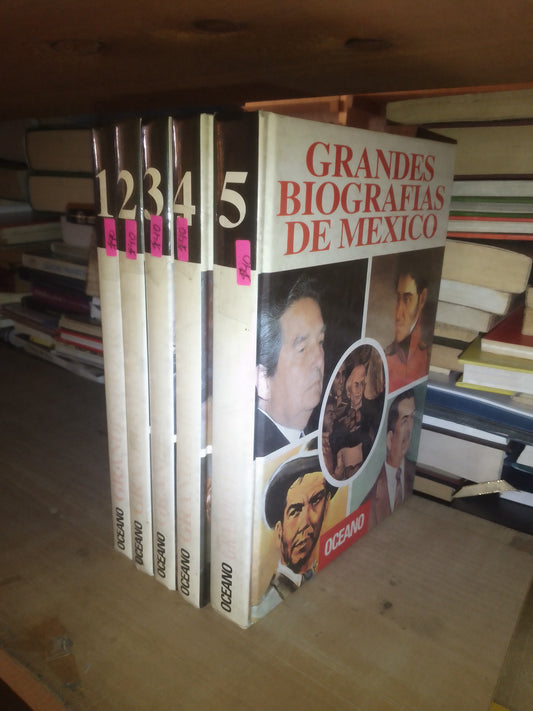 GRANDES BIOGRAFÍAS (TOMOS 1 AL 5) $40 CADA TOMO USADO HISTORIA LITERARIO 207