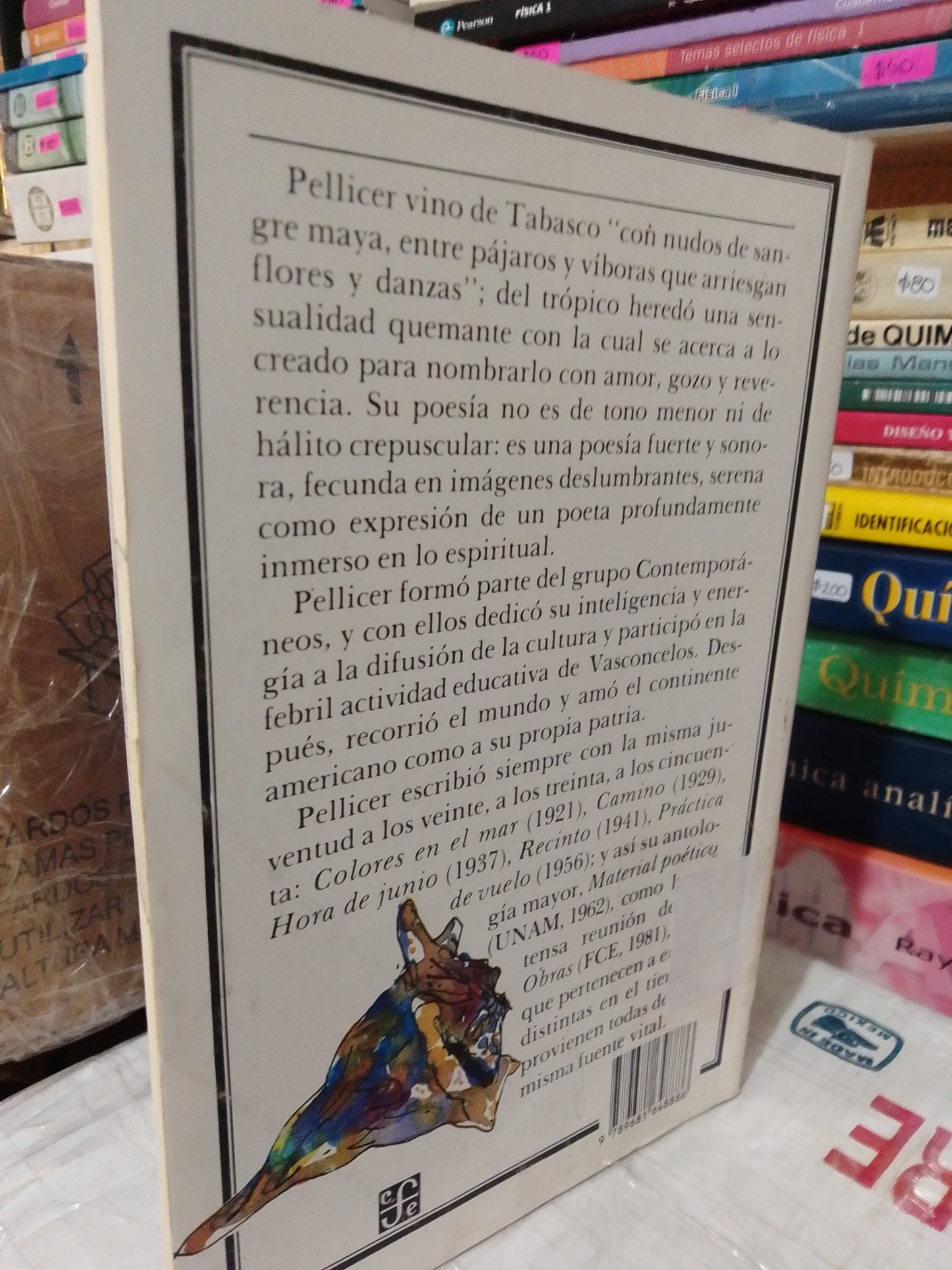 ANTOLOGIA BREVE POR CARLOS PELLICER USADO NOVELA JUÁREZ