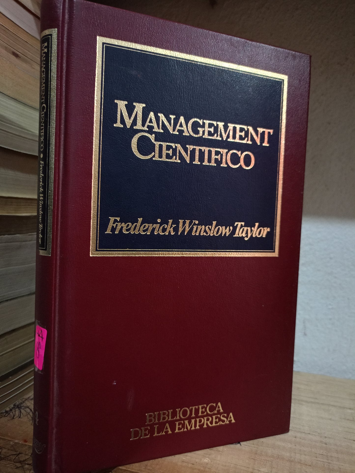 MANAGEMENT CIENTIFICO POR FREDERICK WINSLOW TAYLOR USADO ADMIN LITERARIO 305