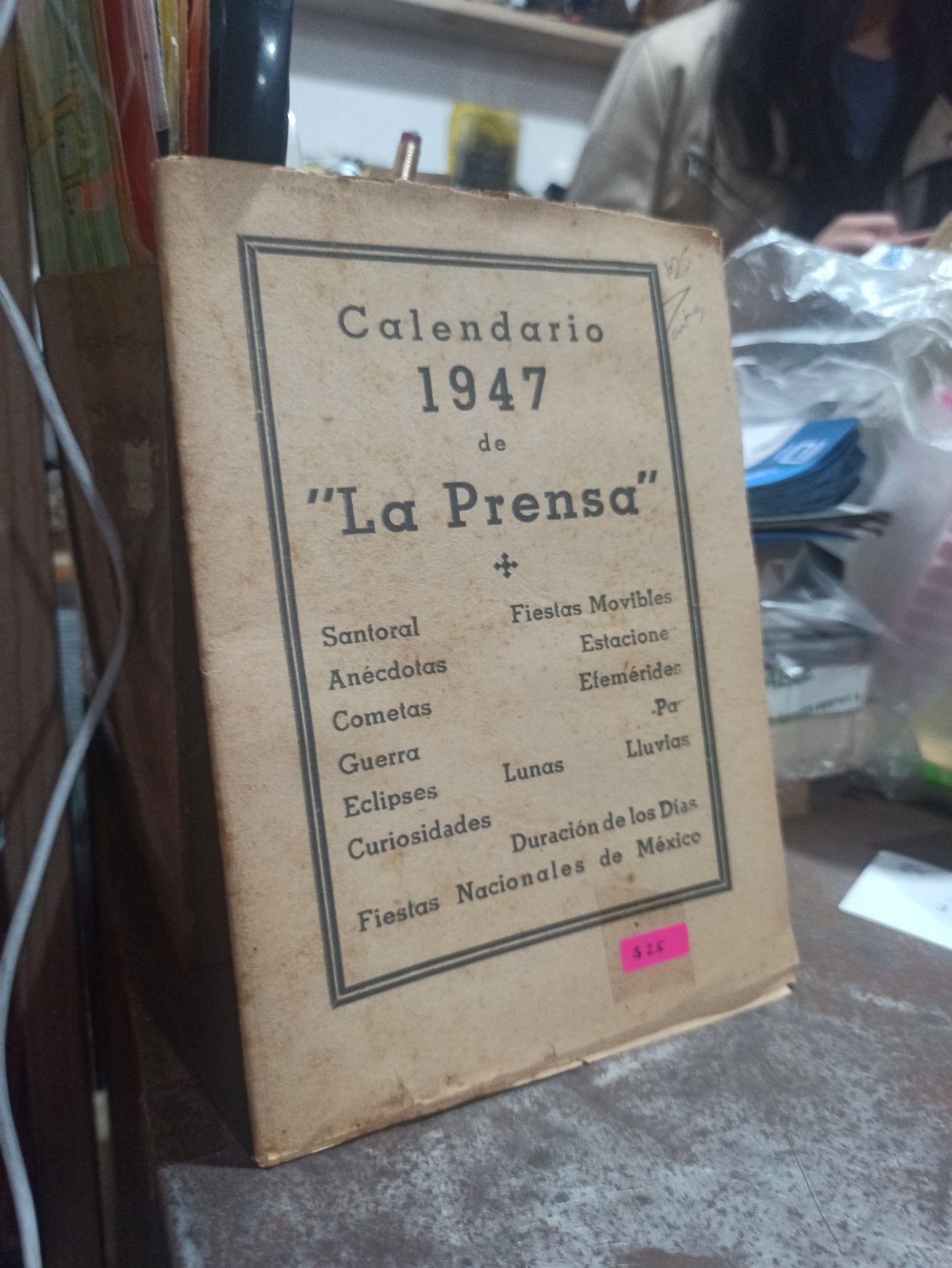 CALENDARIO 1974 POR EDITORIAL LA PRENSA USADO ANTIGUOS ALDAMA