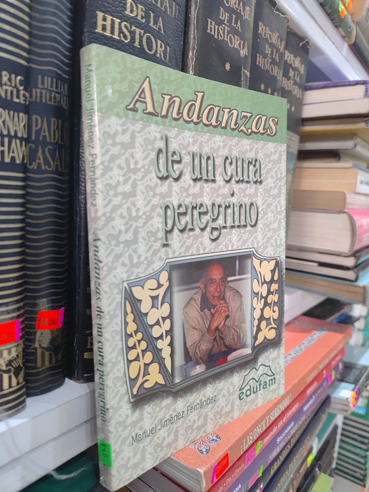 ANDANZAS DE UN CURA PEREGRINO POR MANUEL JIMENEZ FERNANDEZ USADO NOVELAS JUAREZ 515