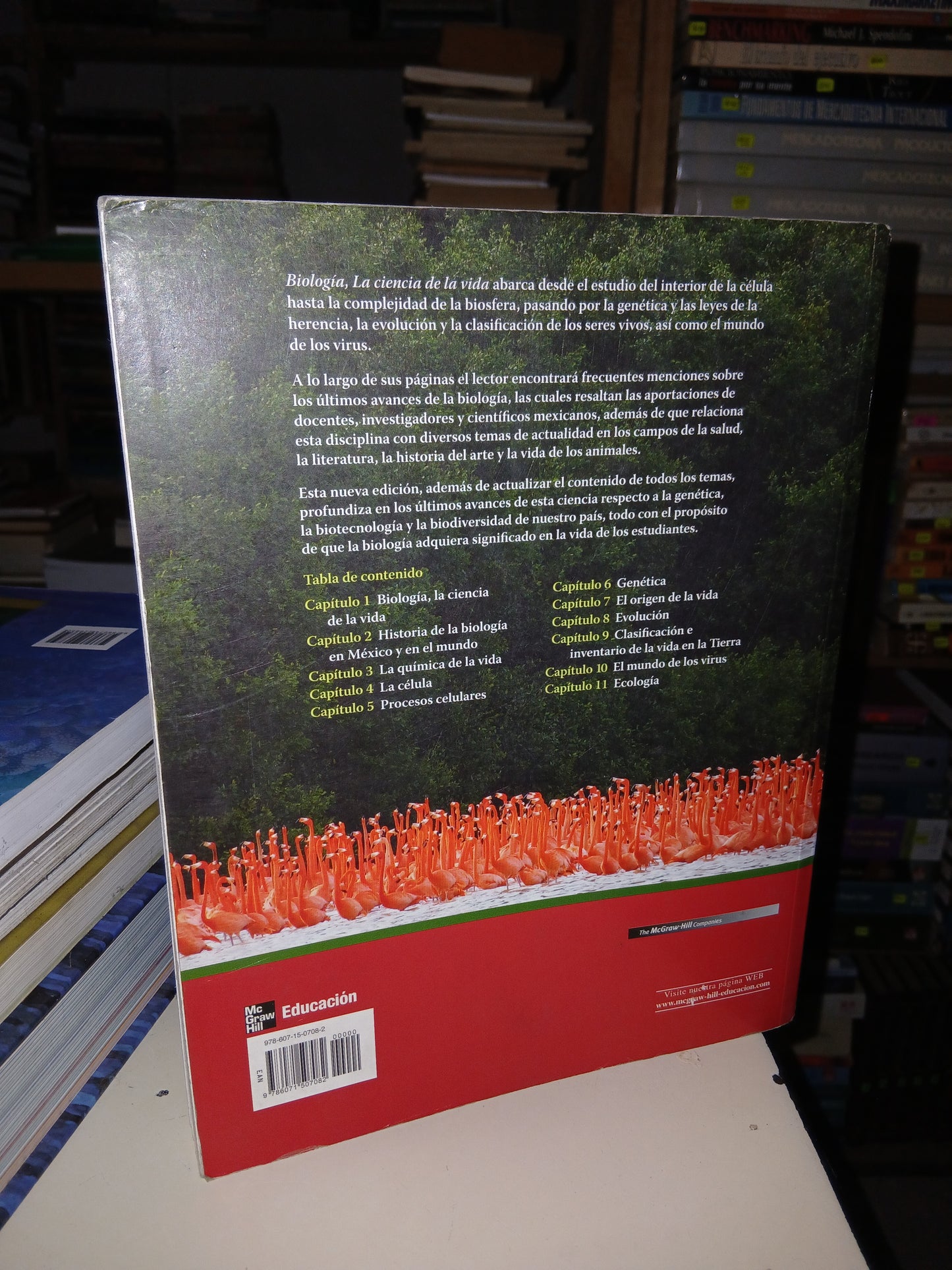 BIOLOGÍA LA CIENCIA DE LA VIDA POR ELENA DE ERICE Y ARTURO GONZÁLEZ USADO BIOLOGÍA LITERARIO 207