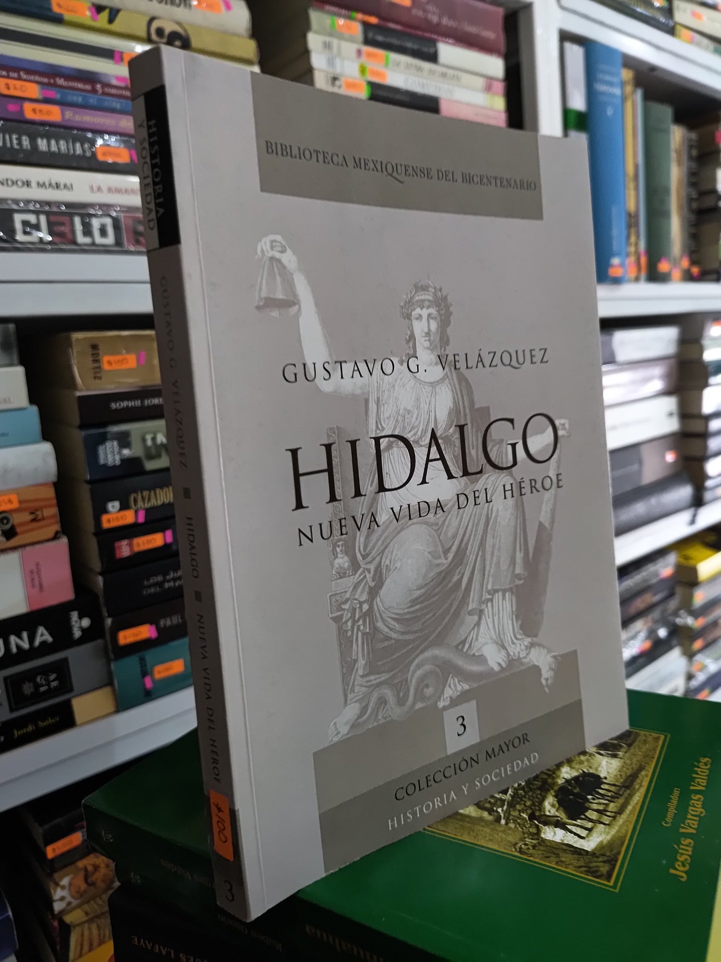 HIDALGO NUEVA VIDA DEL HEROE POR GUSTAVO G. VELAZQUEZ USADO HISTORIA JUAREZ 515