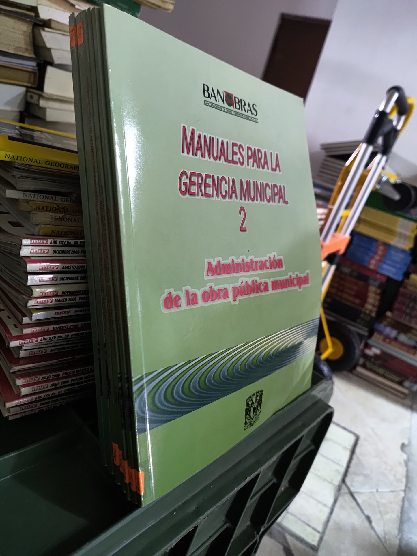 COLECCION DE MANUALES PARA LA GERENCIA MUNICIPAL POR BANOBRAS USADO POLITICA JUAREZ 515 7 TOMOS $50 C/U